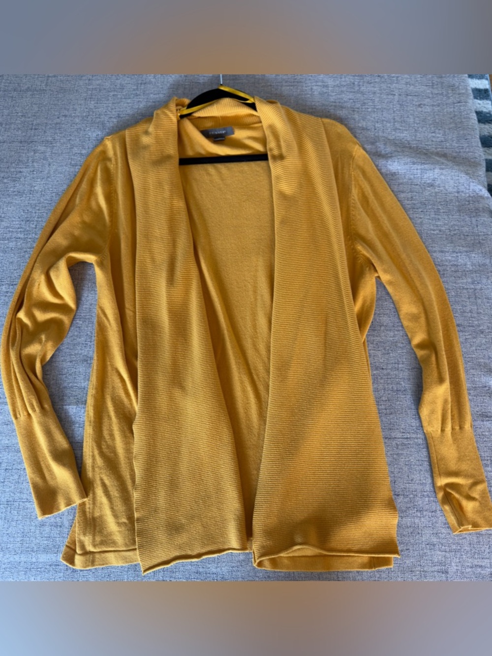 Primark Mustard Yellow Open-Front Knit Cardigan